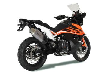 Schalldämpfer 4-Track R Short Satin für KTM 790 / 890 Adventure von HP Corse
