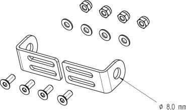 Winkel-Set für Blinker M8