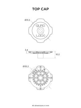 Quad Lock 360 Kopf - Kappe