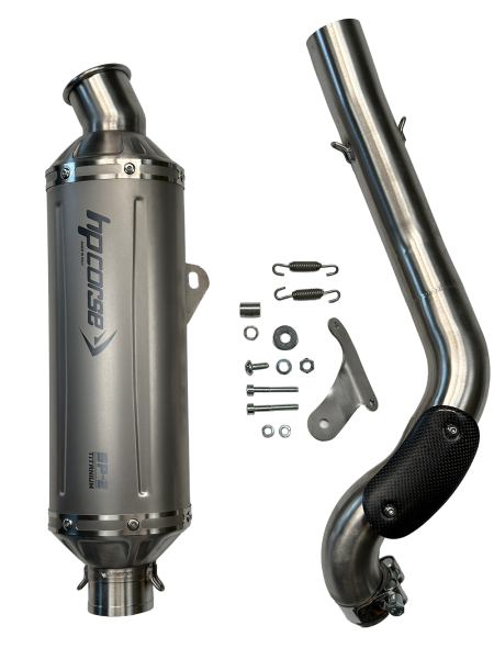 Schalldämpfer SP-2 Short Titanium für Yamaha Tenere 700 von HP-Corse