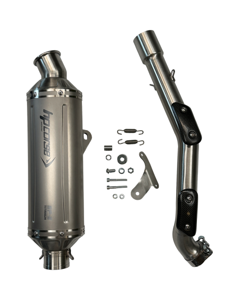 SP-2 short Titanium Explore für Yamaha Tenere 700 (2019–2026) / AS