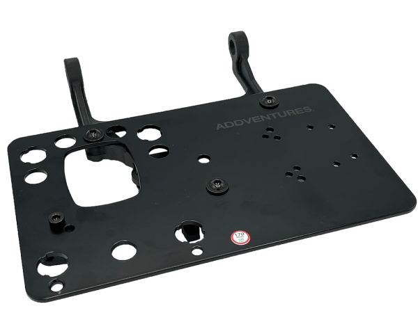 Tacho Umbau Set Rahmen an Grundplatte Yamaha Tenere 700 rückseite