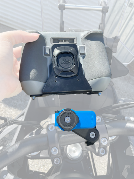 Quad Lock Motorcycle Mount with DJI Adapterplatte