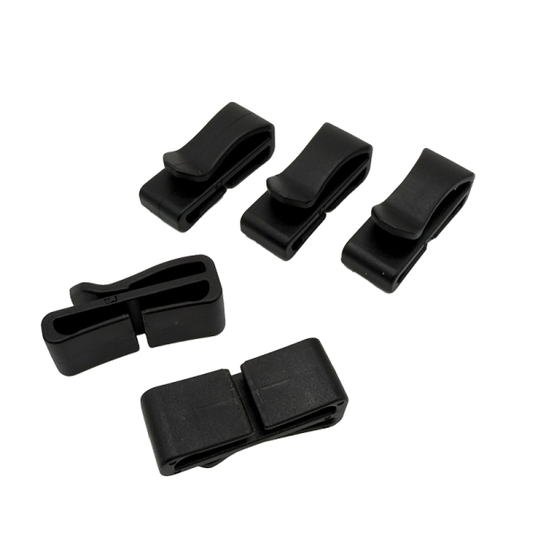 Kriega Ersatz-Riemenhalter 25 mm – Original 5er-Set Schwarz